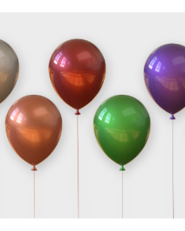 12 inch Clear Latex Balloons seethrough