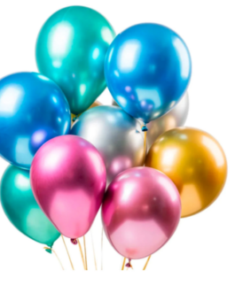 5 inch Solid Latex Balloons in various colours