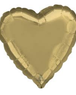 Amber solid heart shape