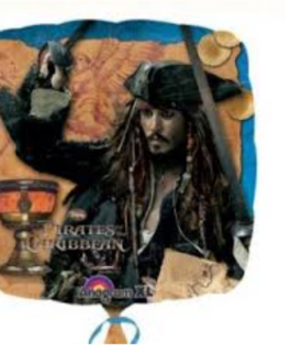 Arrgh You stole my heart Jack Sparrow Foil Balloon