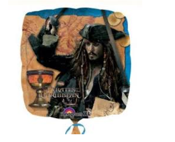 Arrgh You stole my heart Jack Sparrow Foil Balloon
