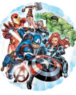 Avengers round shaped Foil Balloon