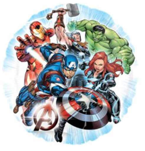 Avengers round shaped Foil Balloon