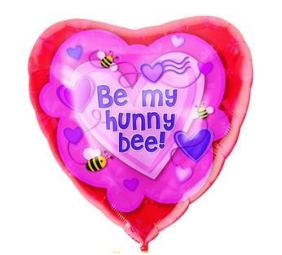 Be my hunny bee! Description Be my hunny bee Foil Balloon with helium and ribbon