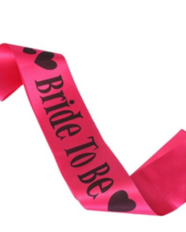 Bride To Be Sashes