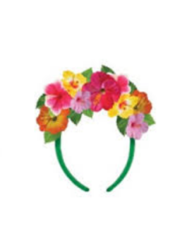 Colourful Hawaiian floral headband