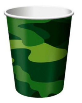 Cups in Camouflage theme