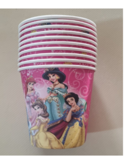 Cups in Princess theme