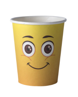 Cups in Smiley emoji theme