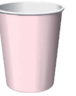 Cups in baby pink solid