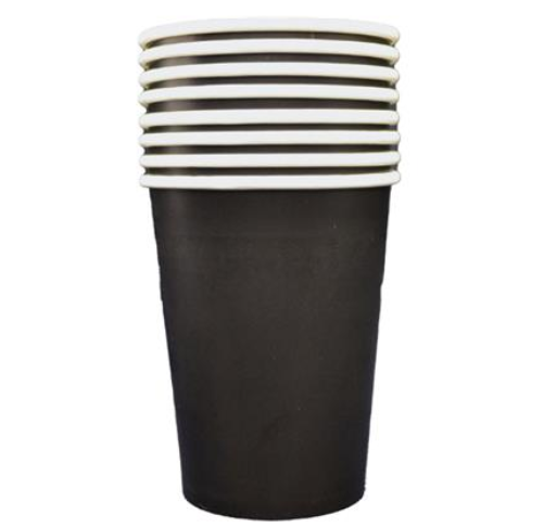 Cups in black solid
