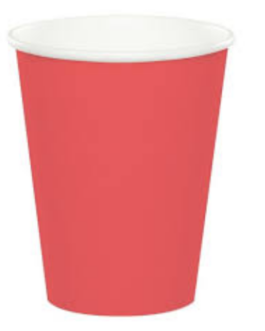 Cups in coral solid