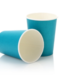 Cups in turquoise solid
