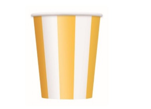 Variatas Cups in yellow stripes