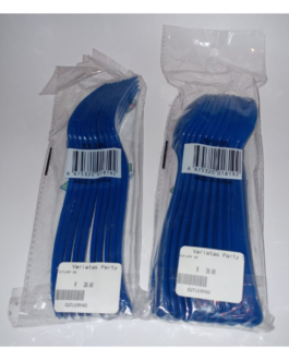 Forks in blue