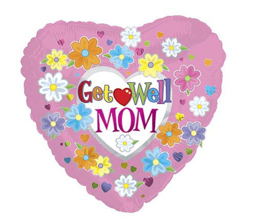 Variatas Get well mom Foil Balloon