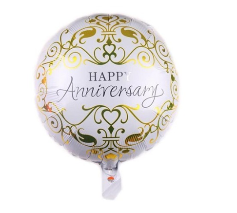 Variatas Happy anniversary Foil Balloon