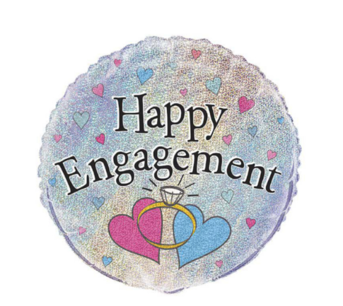 Variatas Happy engagement Foil Balloon