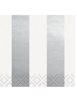 Small Serviettes in grey stripes