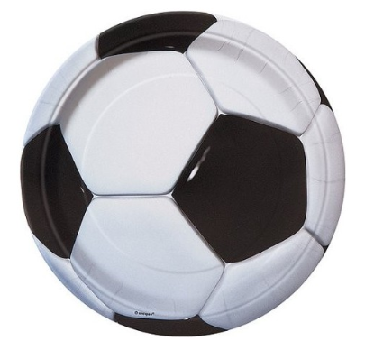 Variatas Standard Round Plates in Football theme