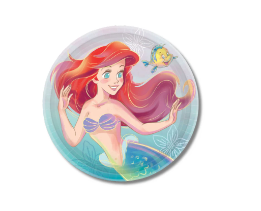 Variatas Standard Round Plates in Mermaid theme