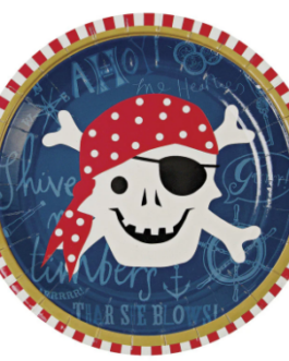 Standard Round Plates in Pirate theme