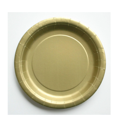 Variatas Standard Round Plates in gold solid
