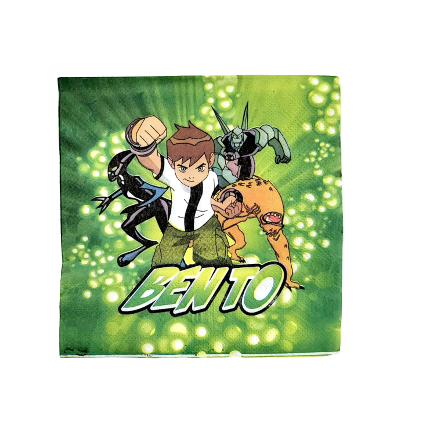 Variatas Standard Serviettes in Ben 10 theme
