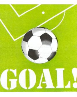 Standard Serviettes in Football theme