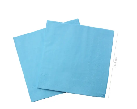 Variatas Standard Serviettes in blue solid