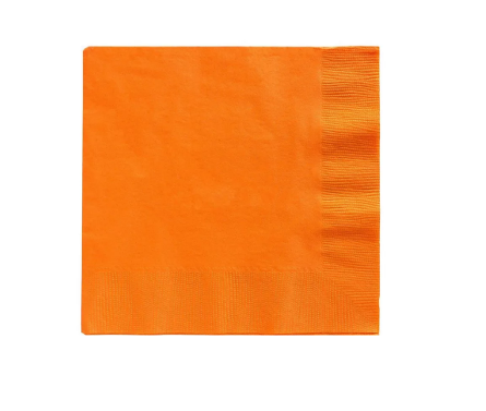 Variatas Standard Serviettes in orange solid