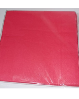 Standard Serviettes in red solid