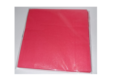 Variatas Standard Serviettes in red solid