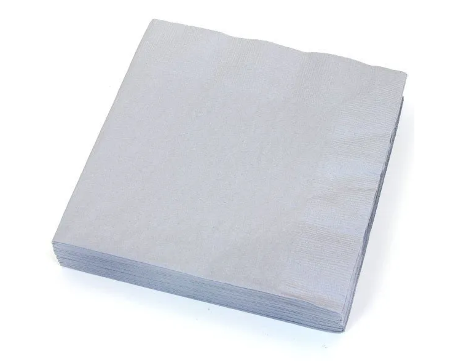 Variatas Standard Serviettes in silver solid