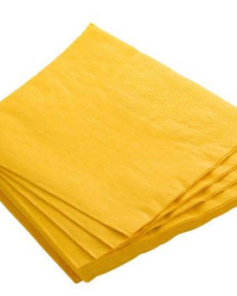 Standard Serviettes in yellow solid