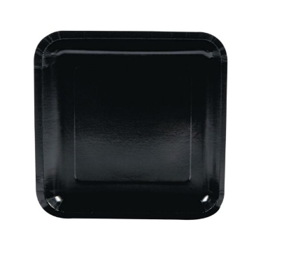Variatas Standard Square Plates in black solid