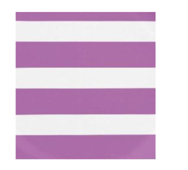 Variatas Standard Square Plates in purple stripes