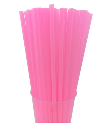 Variatas Straws in baby pink solid