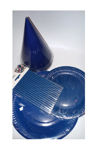 Variatas Straws in indigo solid