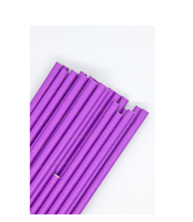 Variatas Straws in purple solid