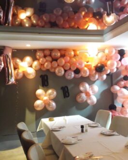 3 metre Garland with foil letter M