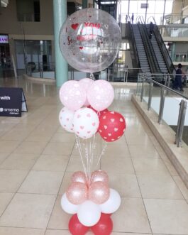 Valentine’s Day Balloon Arrangement