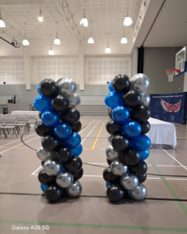 Pillar Black Blue Silver